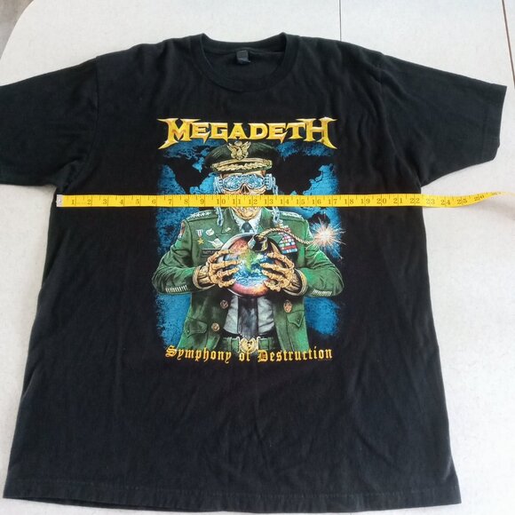 Megadeth Symphony of destruction black Tee Size XL - Picture 3 of 7